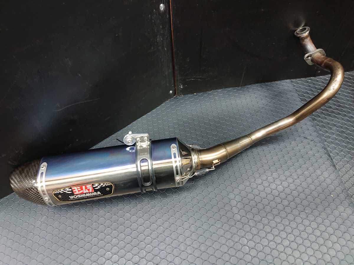 PCX125 JF81 /150 KF30 専用 YOSHIMURA ヨシムラ R-77S チタンブルー 