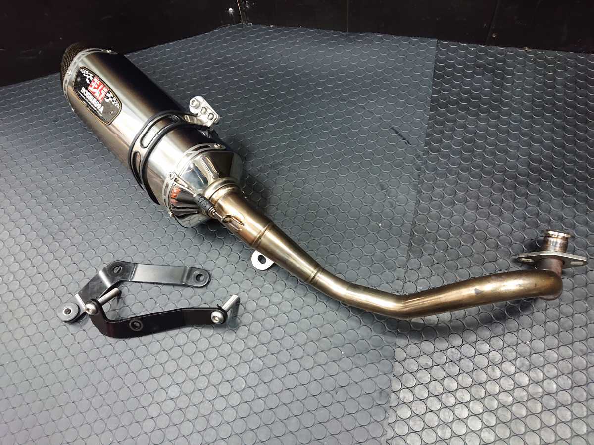 PCX125 JF81 /150 KF30 専用 YOSHIMURA ヨシムラ R-77S チタンブルー 