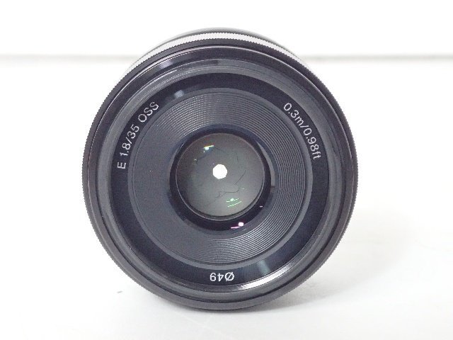 SONY ソニー AF広角単焦点レンズ E 35mm F1.8 OSS SEL35F18 Eマウント 元
