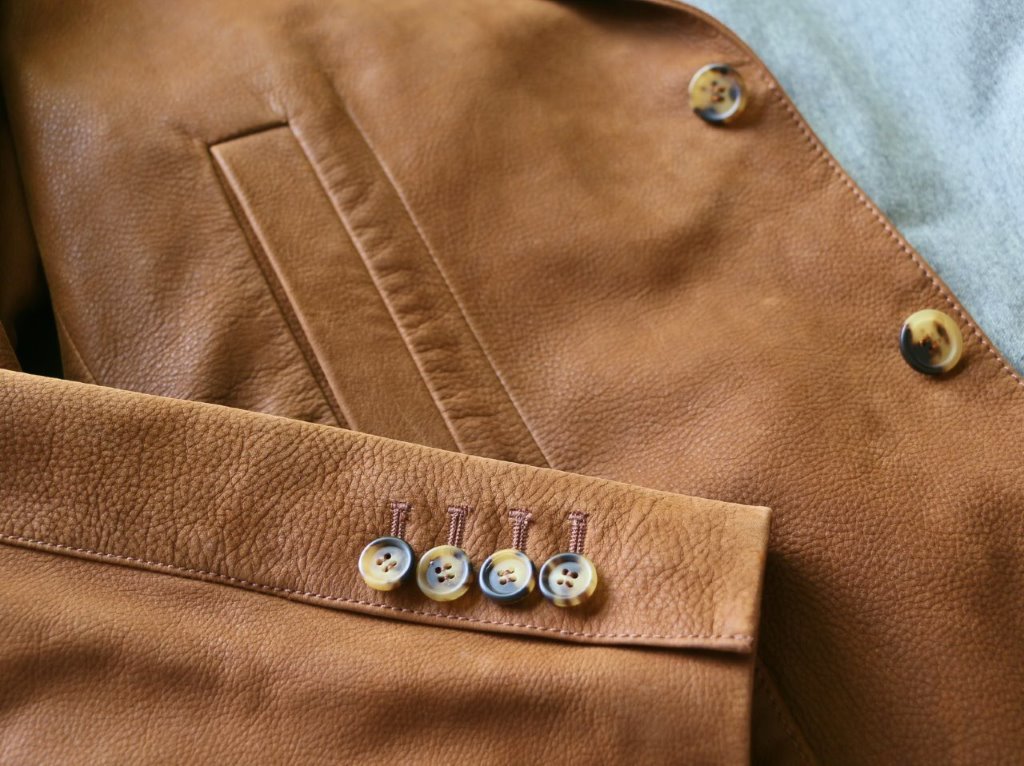 格安新品 ブルネロクチネリ BRUNELLO CUCINELLI 高級レザージャケット 