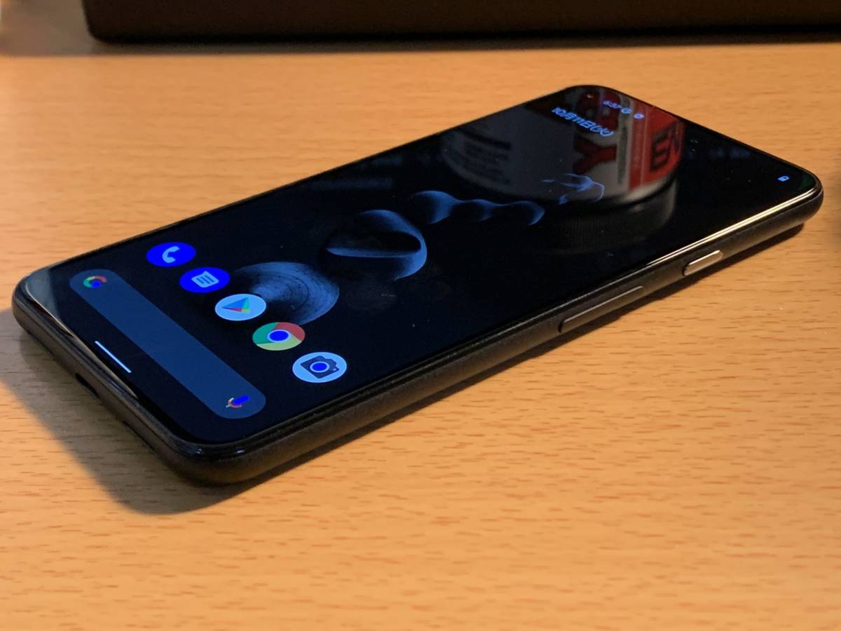 中古美品 Google Pixel 5 Just Black 8GB 128GB G5NZ6 SIMフリー
