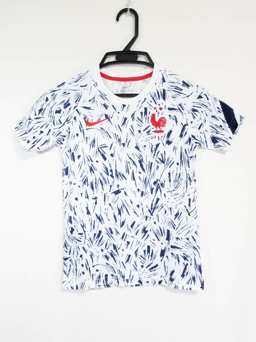 フランス代表 NIKE ホーム 0 プレマッチトップ ジュニア 半袖 1 CD2578