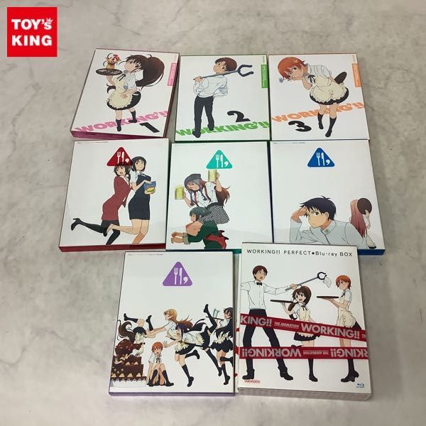 お買い得商品 1円〜 完全生産限定版 BD WORKING'!! 1-7巻 全巻、