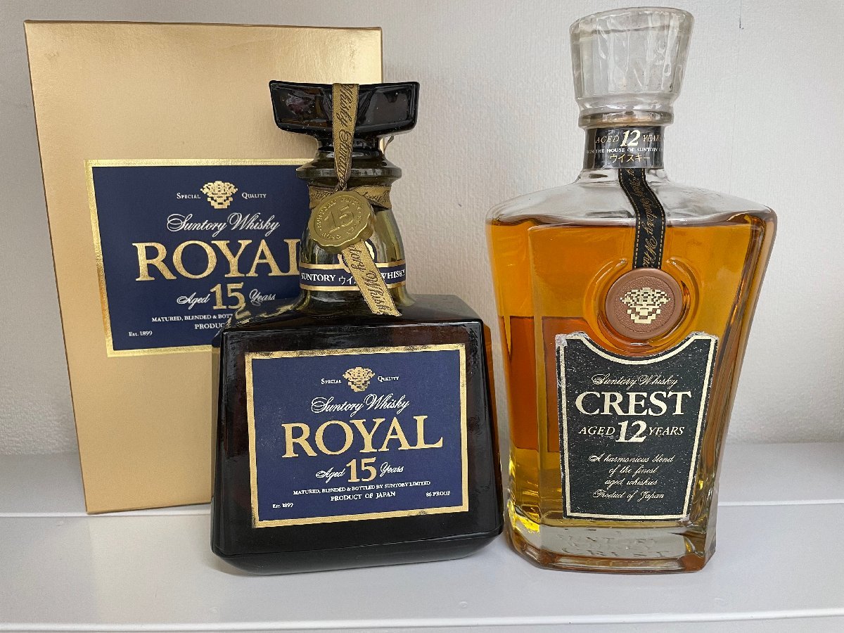 サントリー クレスト 12年 ウイスキー - クレスト12年 CREST ローヤル 