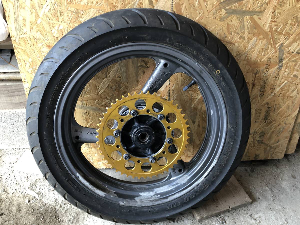 R1-Z 3XC 1KT Genuine uW 178P53 R1-Z リアホイール 現状検※ R1Z TZR250R