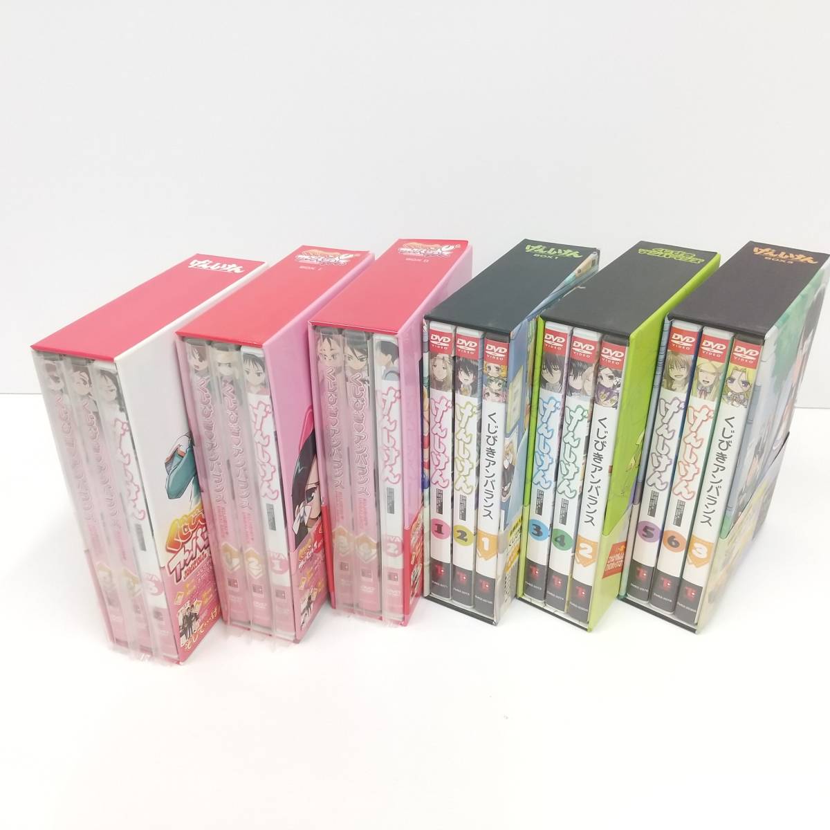 83 DVD げんしけん 3BOX ＋ くじびきアンバランス 3BOX 計6BOX 18巻セット 収納BOX付