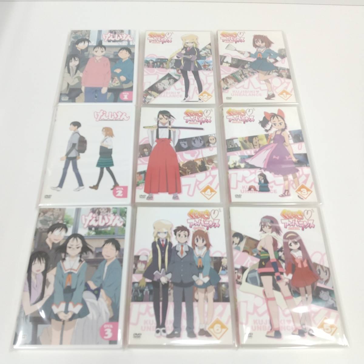 83 DVD げんしけん 3BOX ＋ くじびきアンバランス 3BOX 計6BOX 18巻セット 収納BOX付