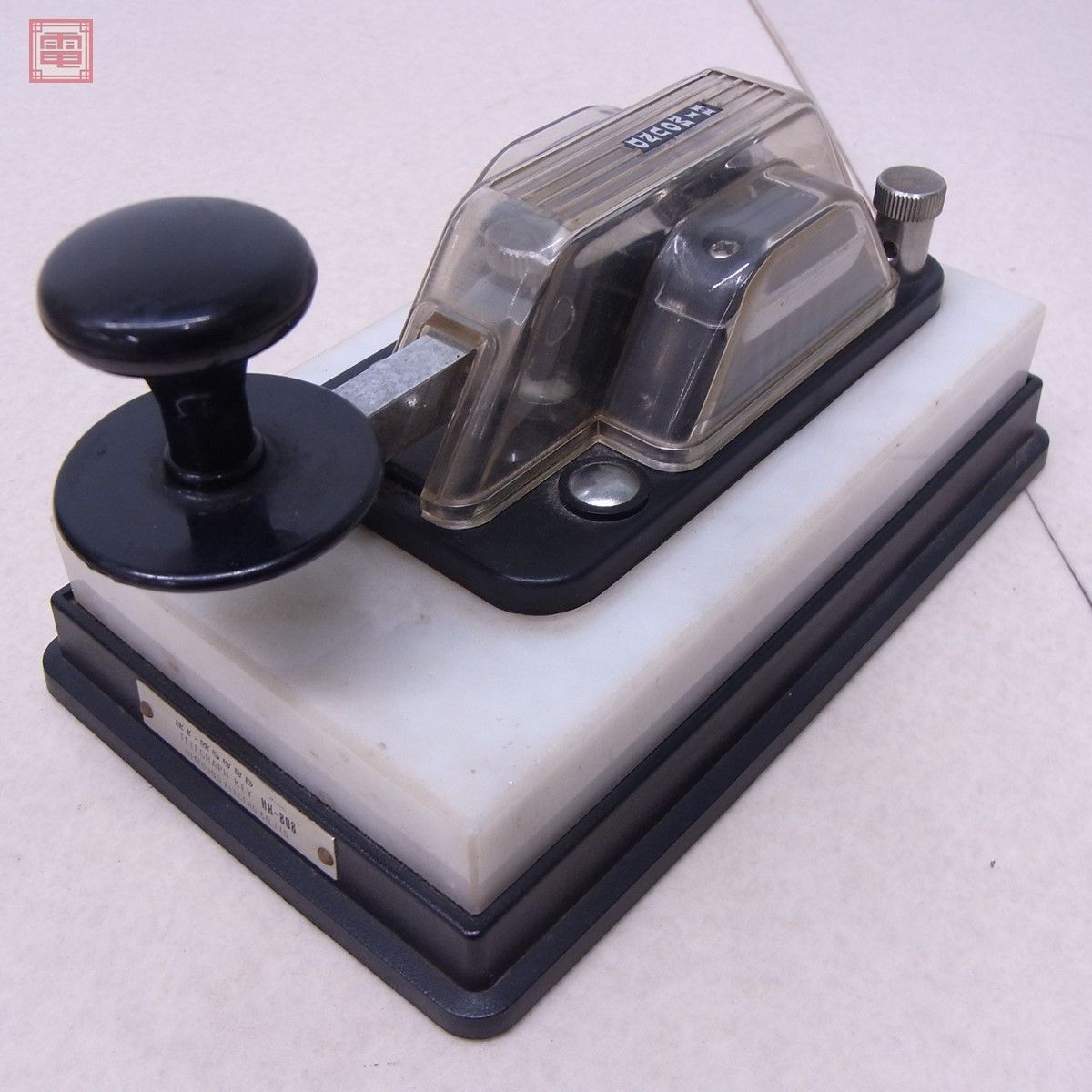 HI MOUND HK-808 テレグラフキー 縦振り 電鍵 縦振り電鍵 HI-MOUND ハイモンド HK-808 元箱付【10 HI MOUND HK-808