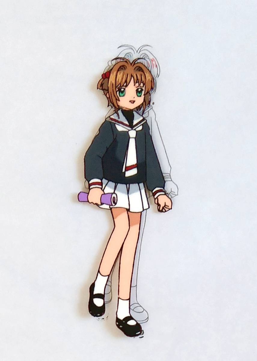 カードキャプターさくら　セル画　木之本　桜ちゃん　２枚セット 木之本桜 カードキャプターさくら セル画 セル ⁄ カード 動画 劇場版