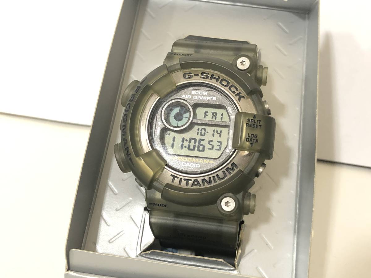 DW-8200MS-8T Casio Frogman G-Shock Men WTS] G-SHOCK Black Smoke in