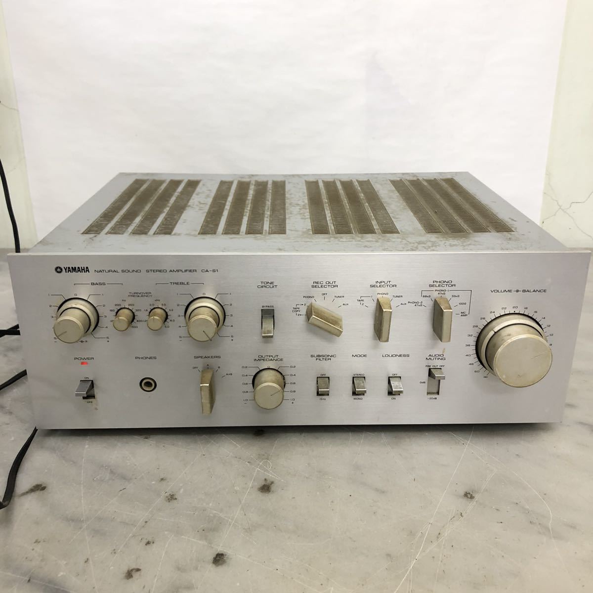 Yamaha CA-R1 NS Series Natural Sound Stereo Amplifier プリメイン
