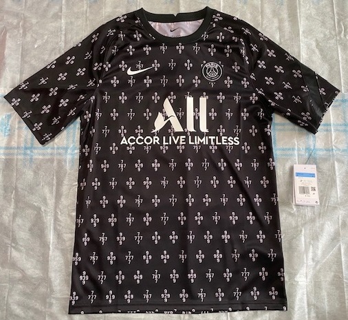 ナイキ パリ サンジェルマン 21/22 DF トップ PM AWAY 半袖 プレマッチトップ DH0535-659 選手 NIKE DRI FIT PSG