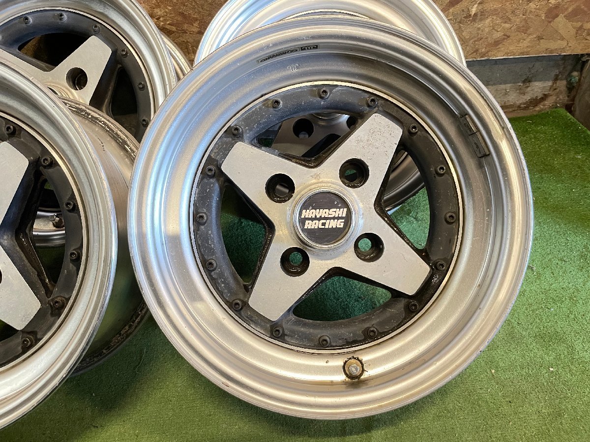 旧車 HAYASHI RACING COMMAND ハヤシレーシング 14インチ 6.5J +9 