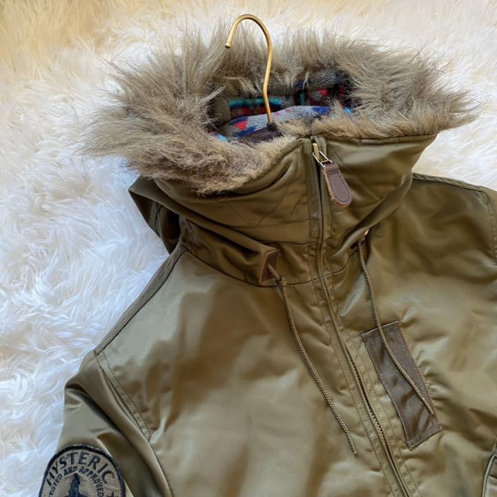 HYSTERIC GLAMOUR プリマロフトエアフォース N-3Bコート黒L HYSTERIC