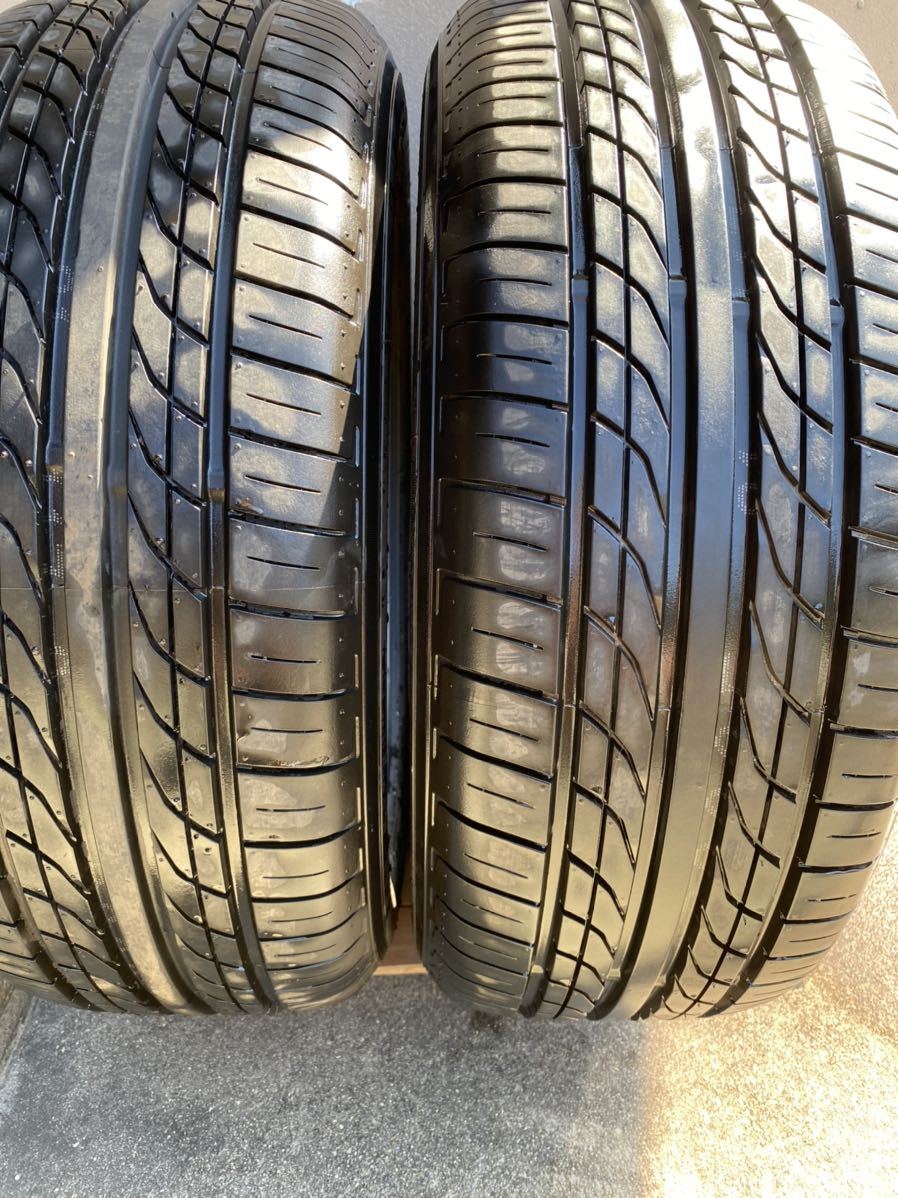バリ山!ほぼ新品溝!イボ付き!2022年製!215/55r17 中古タイヤ2本セット 