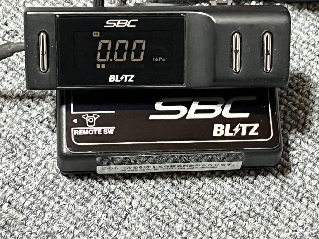 美品blitz sbc typeS ブーストコントローラー ブリッツ ブーコン BLITZ DUAL SBC TYPE R 大容量ソレノイドバルブ ブースト