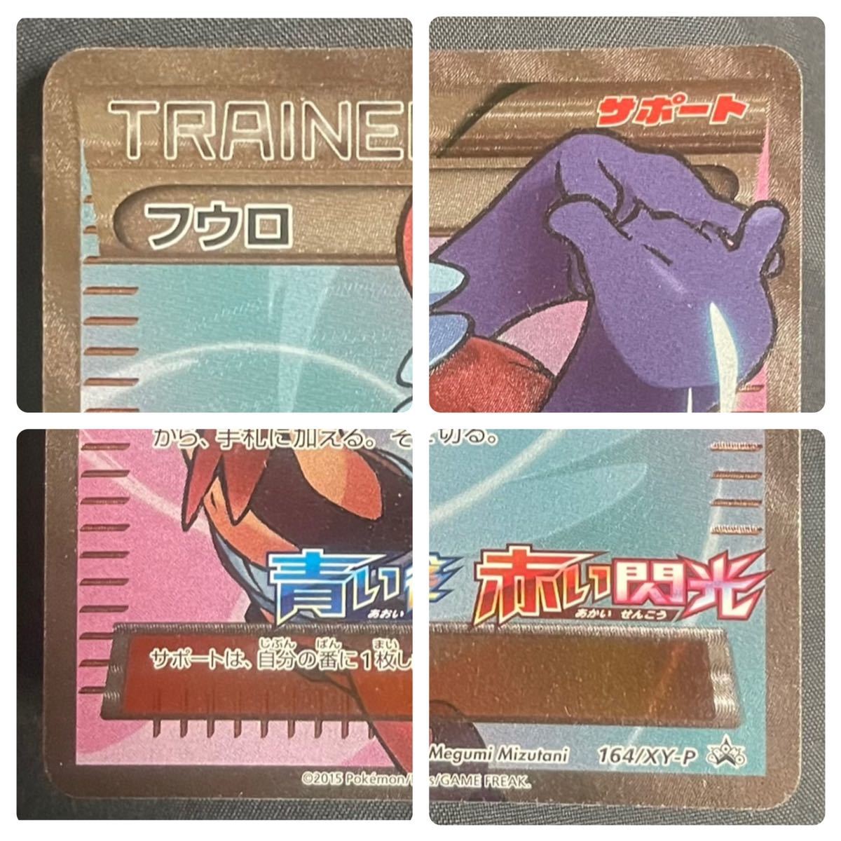 フウロ 164⁄XY-P プロモ SR 青い衝撃 164⁄XY-P 赤い閃光 PSA10