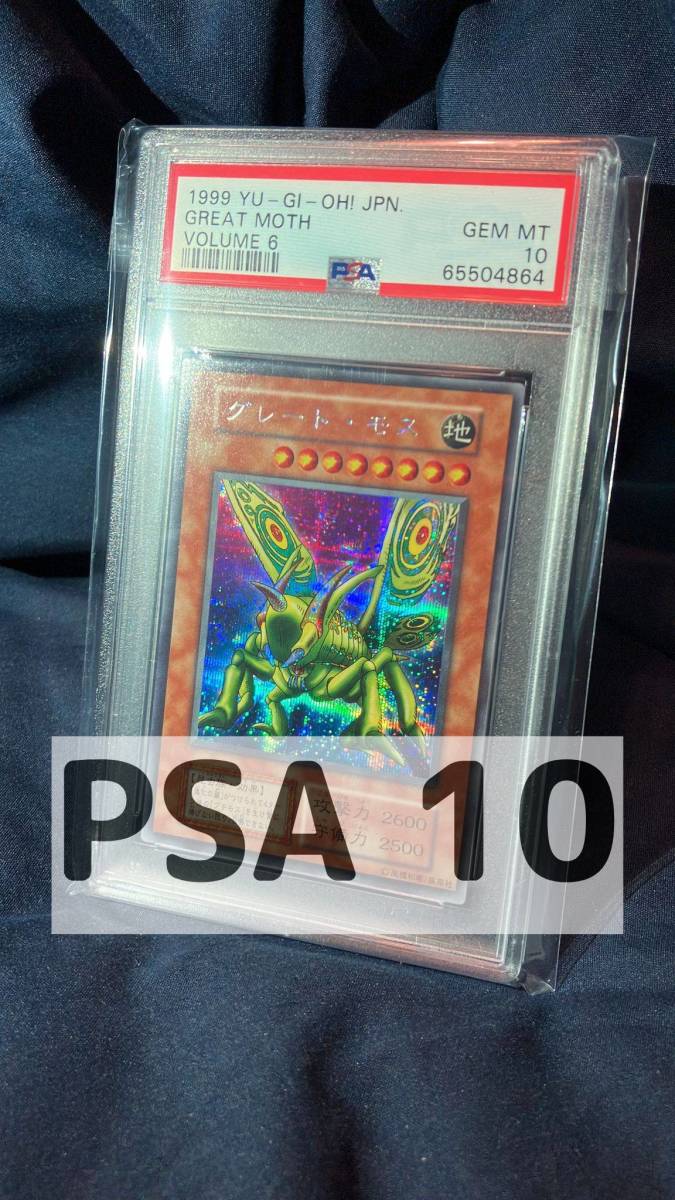 遊戯王 グレート・モス 初期 シークレット PSA9 VOLUME6 PSA10