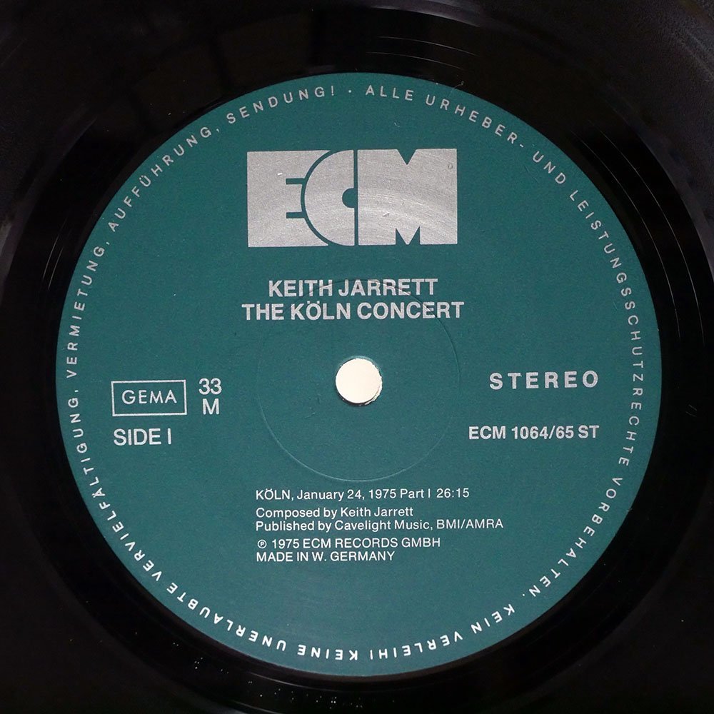 The Concert - Köln Keith Jarrett – ECM Records Jarrett: ⁄ Koln