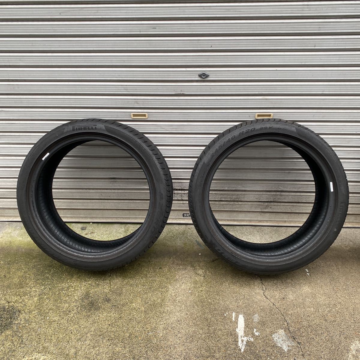 ピレリ P ZERO 245⁄35R20 2本 タイヤ PIRELLI PZ4 20インチ 中古 95Y 2026