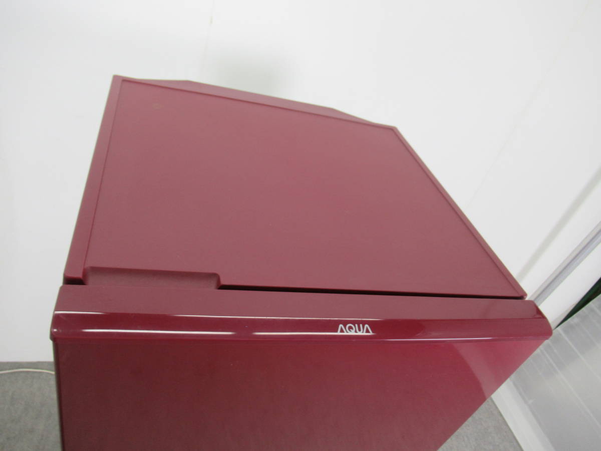 送料無料！AQUA アクア 157L 2ドア冷凍冷蔵庫 AQR-16F(R) ルージュ