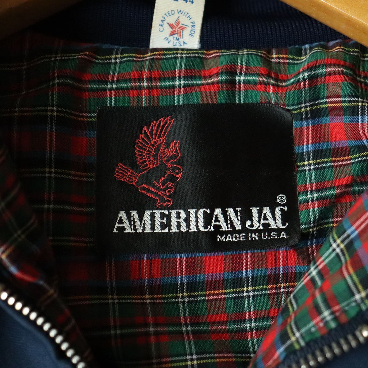 △9/T5.9-1 80s USA製 ヴィンテージ AMERICAN JAC スイングトップ G9 