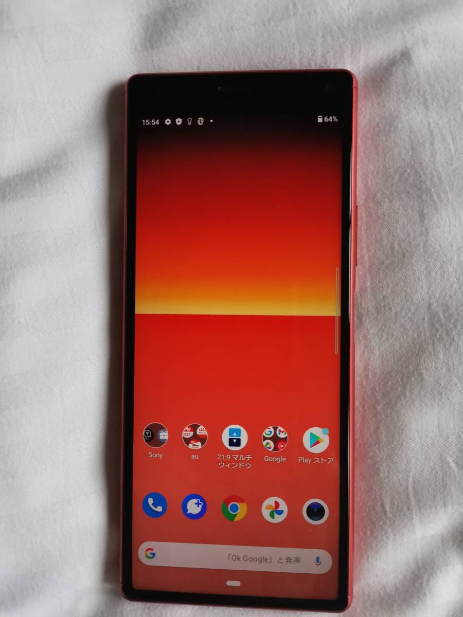 ジェー極美品 SONY Xperia 8 本体 オレンジ simフリー SONY