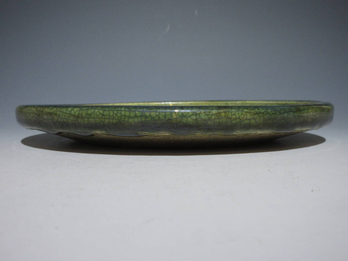 石皿 織部焼 行灯皿 皿 瀬戸 骨董と詩学 Yahoo!オークション Antique