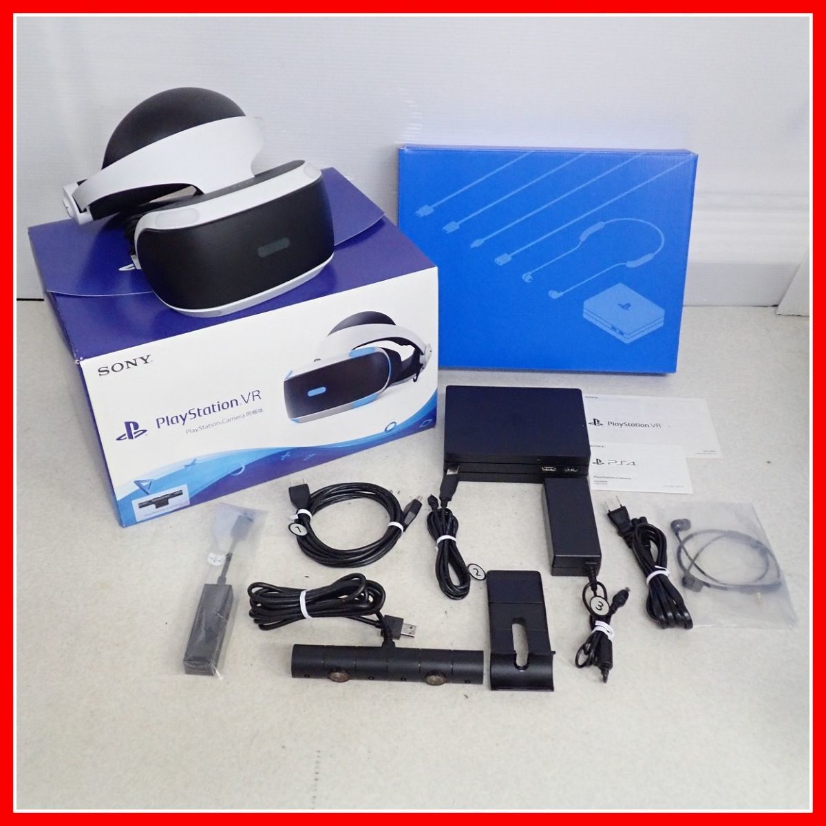 動作品 PS4/PS5 PSVR プレイステーションVR CUH-ZVR2 + PlayStation