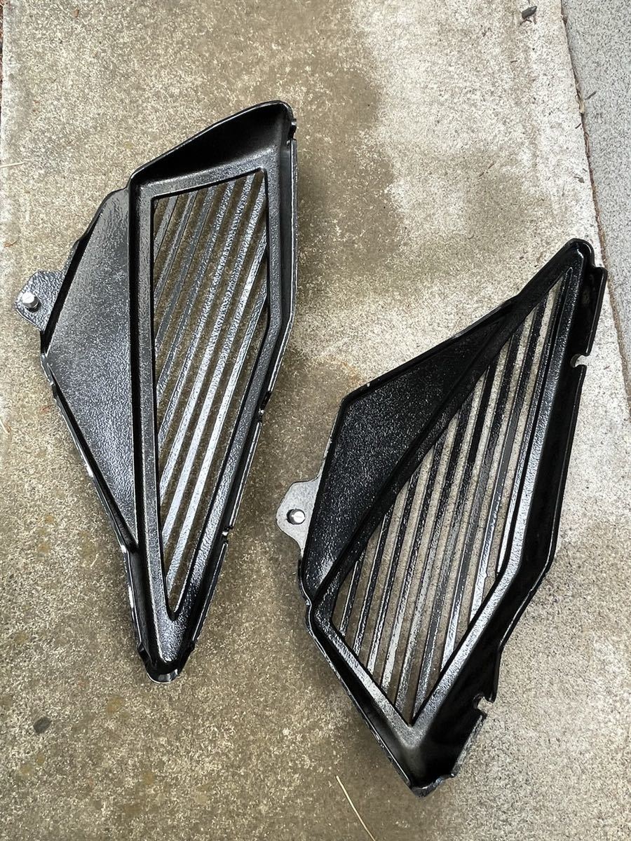 RZ250 RZ350 アルミ アルフィン サイドカバー左右セット 黒 検索  