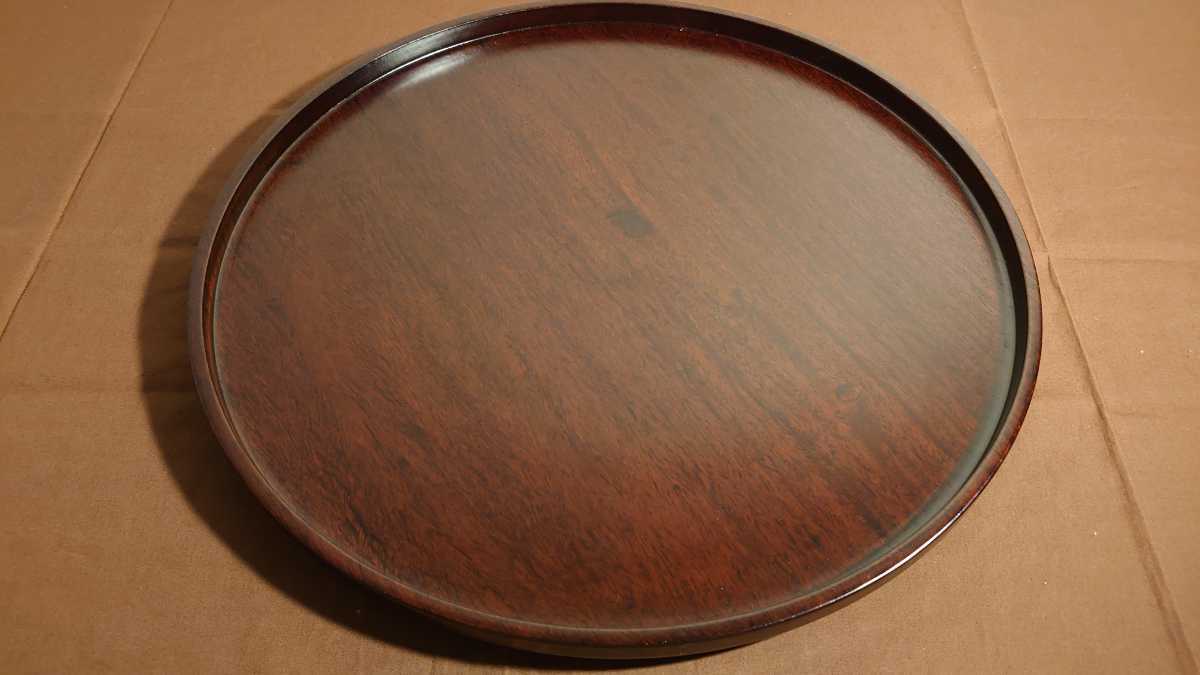 煎茶道具 茶道具 大盆 くり抜き盆 木製 欅 アンティーク茶道具 1客