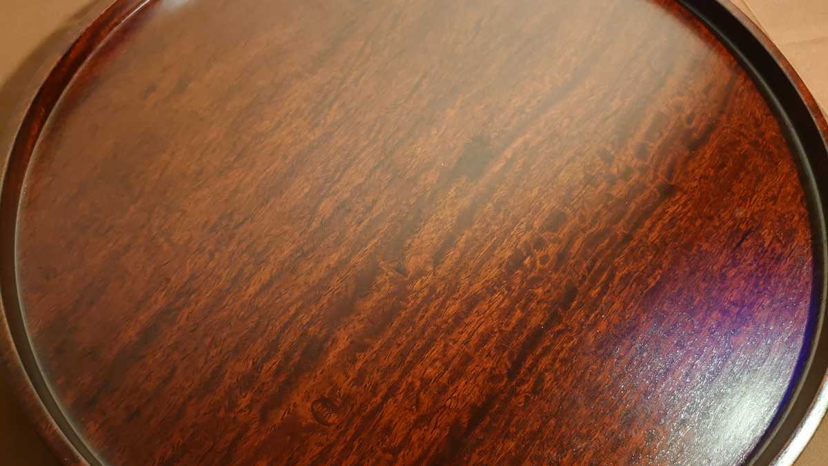 煎茶道具 茶道具 大盆 くり抜き盆 木製 欅 アンティーク茶道具 1客