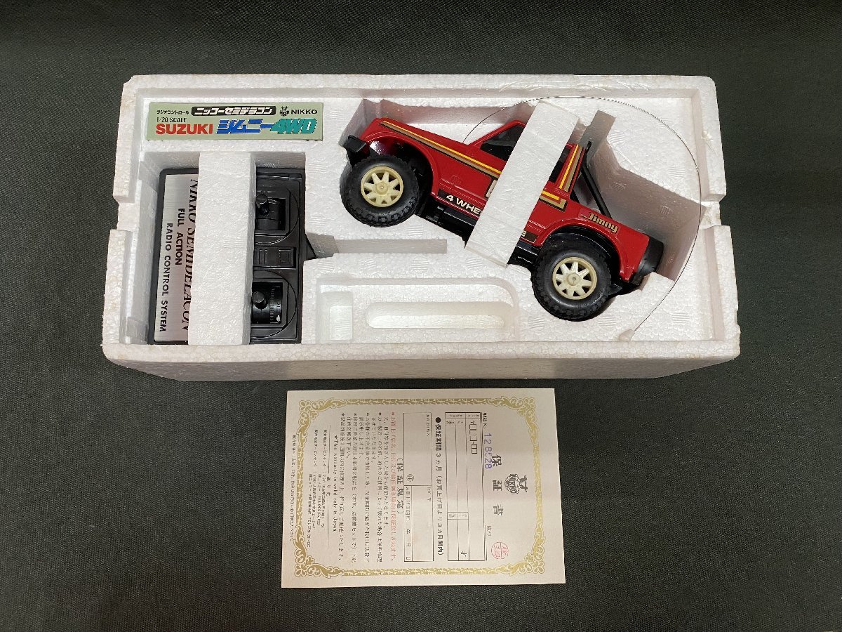 NIKKO SUZUKI Jimny 4WD 1/20 セミデラコン 展示中古品 長期保管品