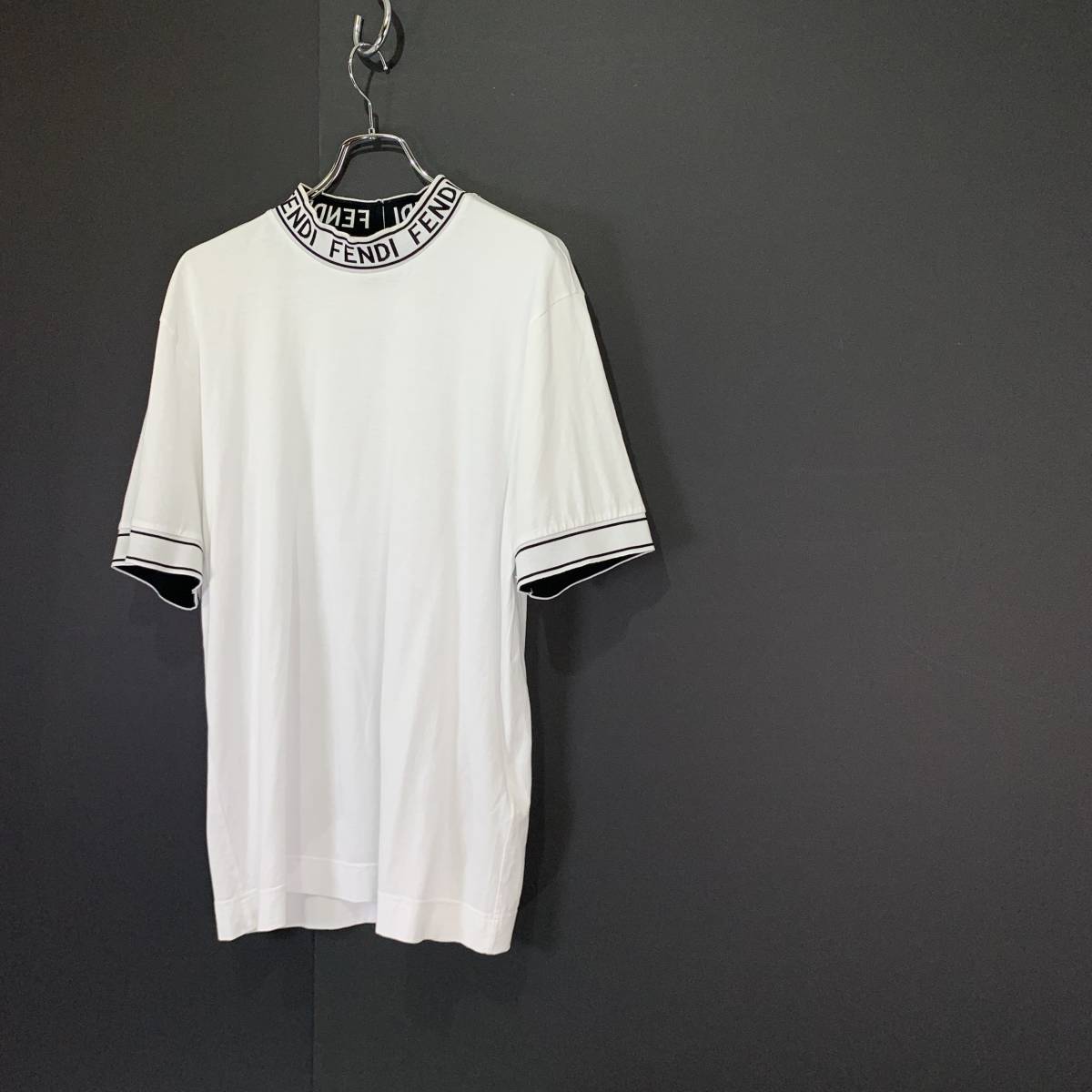 FENDI フェンディ ズッカ柄 - ニット モックネック 3025R4 FF mare 