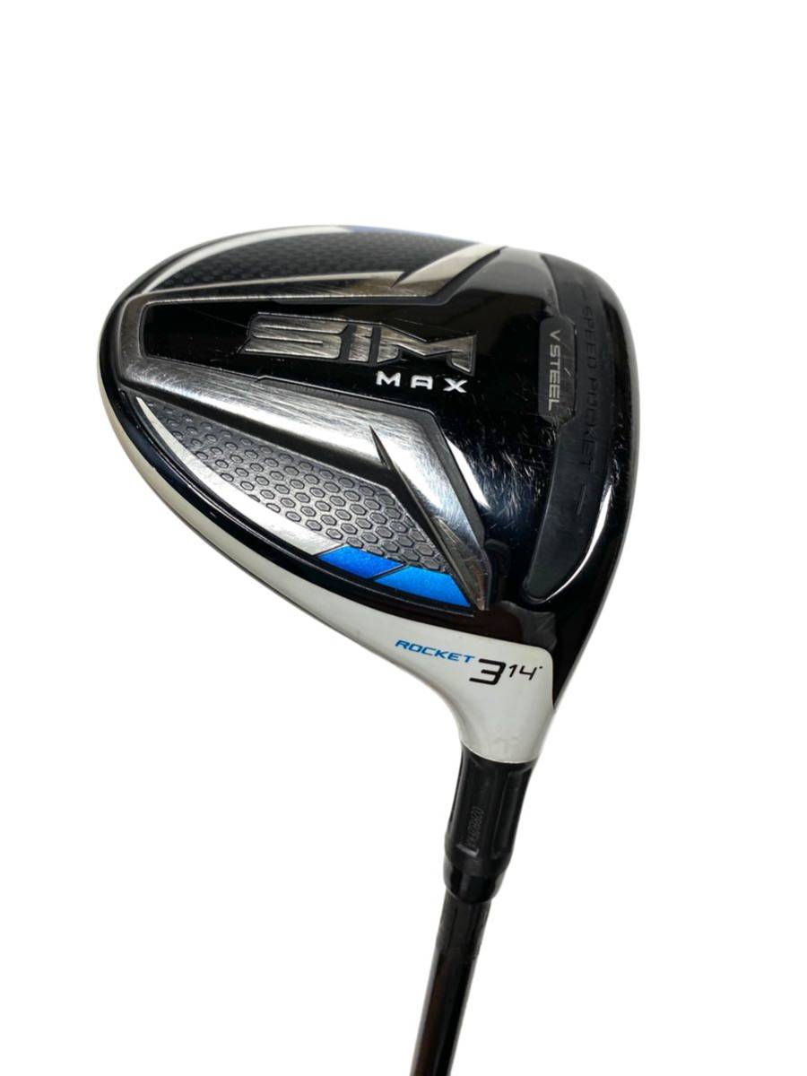 日本未発売希少】Taylormade SIM MAX 3w ロフト14 ロケット 3番ウッド