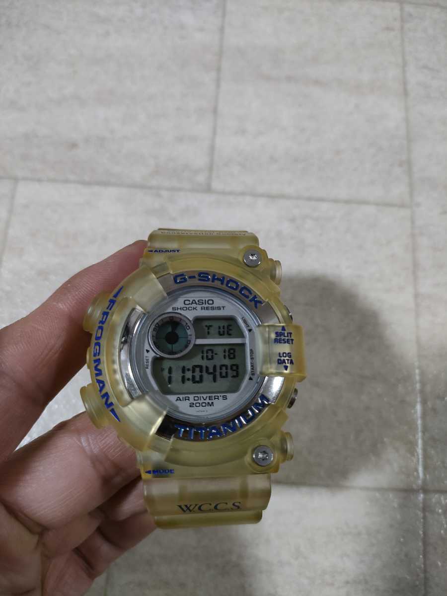 正常動作品 G-SHOCK/Gショック W.C.C.S FROGMAN/フロッグマン ELマンタ