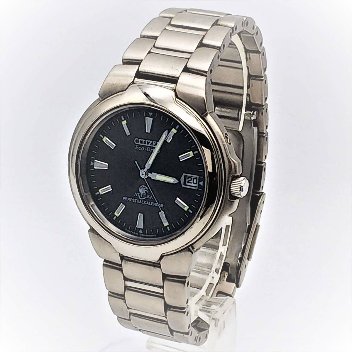 ソーラー動作品☆CITIZEN☆シチズン☆Eco-Drive☆ATTESA