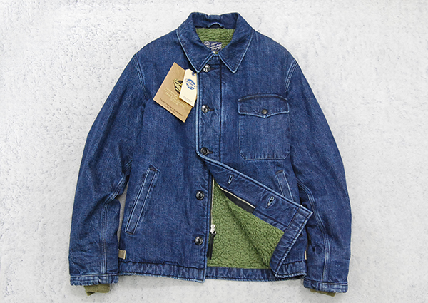 【100%新品，定番】 バズリクソンズ BUZZ RICKSON'S A-2 12.5oz DENIM DECK JACKET ヴィンテージ加工 裏ボア デニムデッキジャケット インディゴ/38(38インチ)｜売買されたオークション情報、yahooの商品情報をアーカイブ 男性用