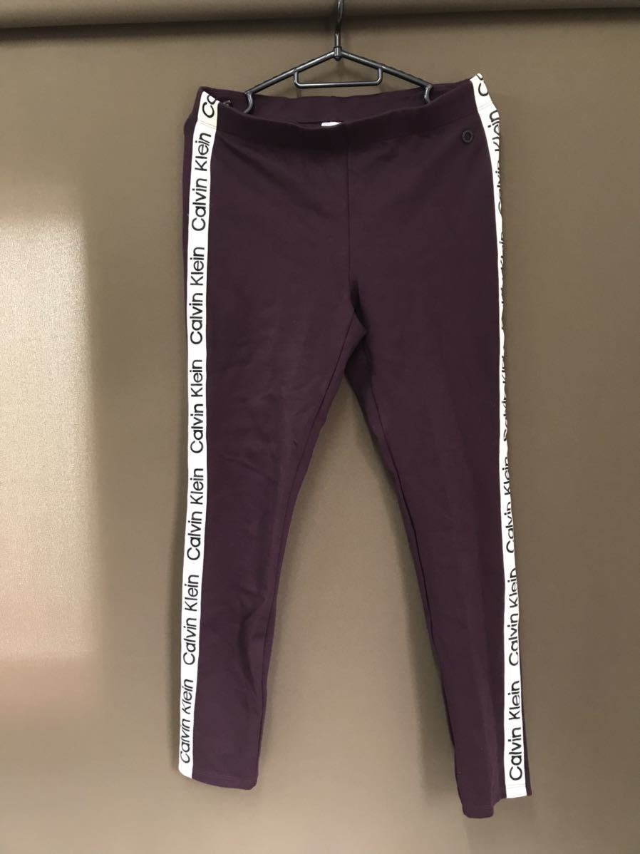 □Calvin klein/カルバンクライン/スウェット/セットアップ/パープル