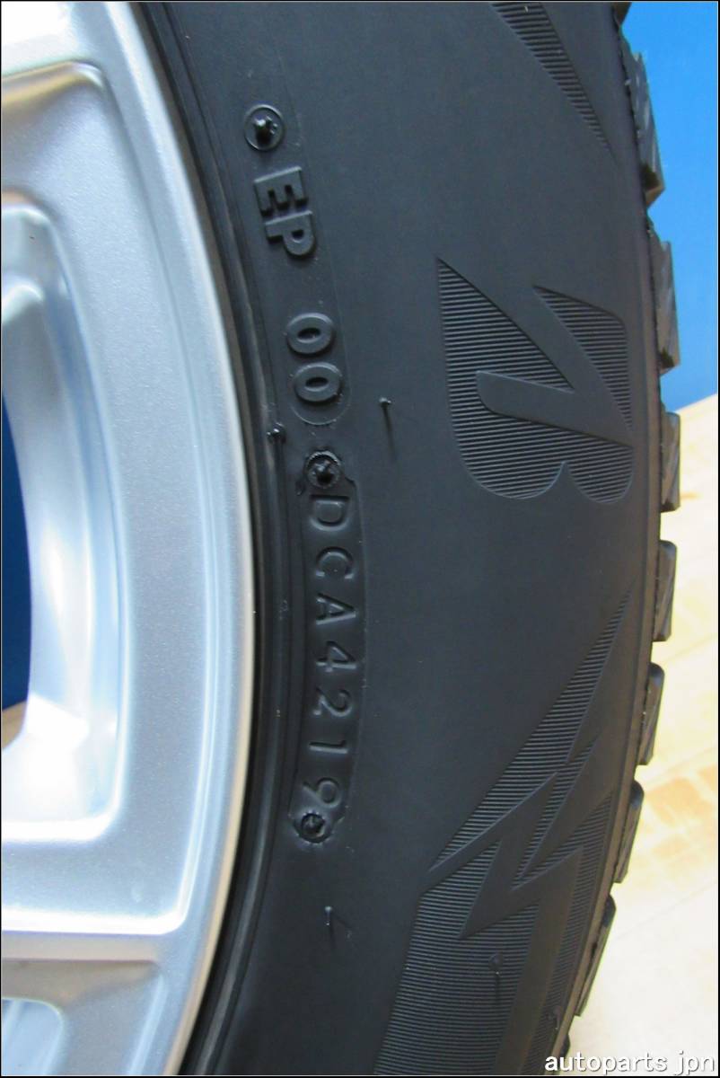 ★★4423★★ブリヂストン 225/55R18 スタッドレス DM-V3 2019年★ECO FORME 18×7 1/2J・IS 42・穴 5・PCD 114.3 社外アルミホイール4本★
