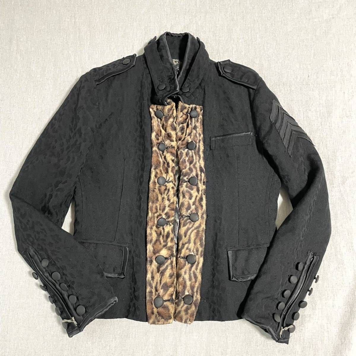 ROEN ロエン 2way jacket レオパード テーラードジャケット 