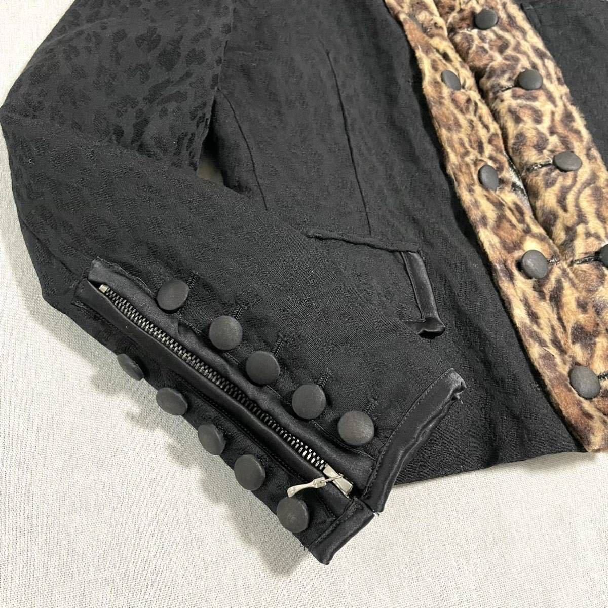 ROEN ロエン 2way jacket レオパード テーラードジャケット 