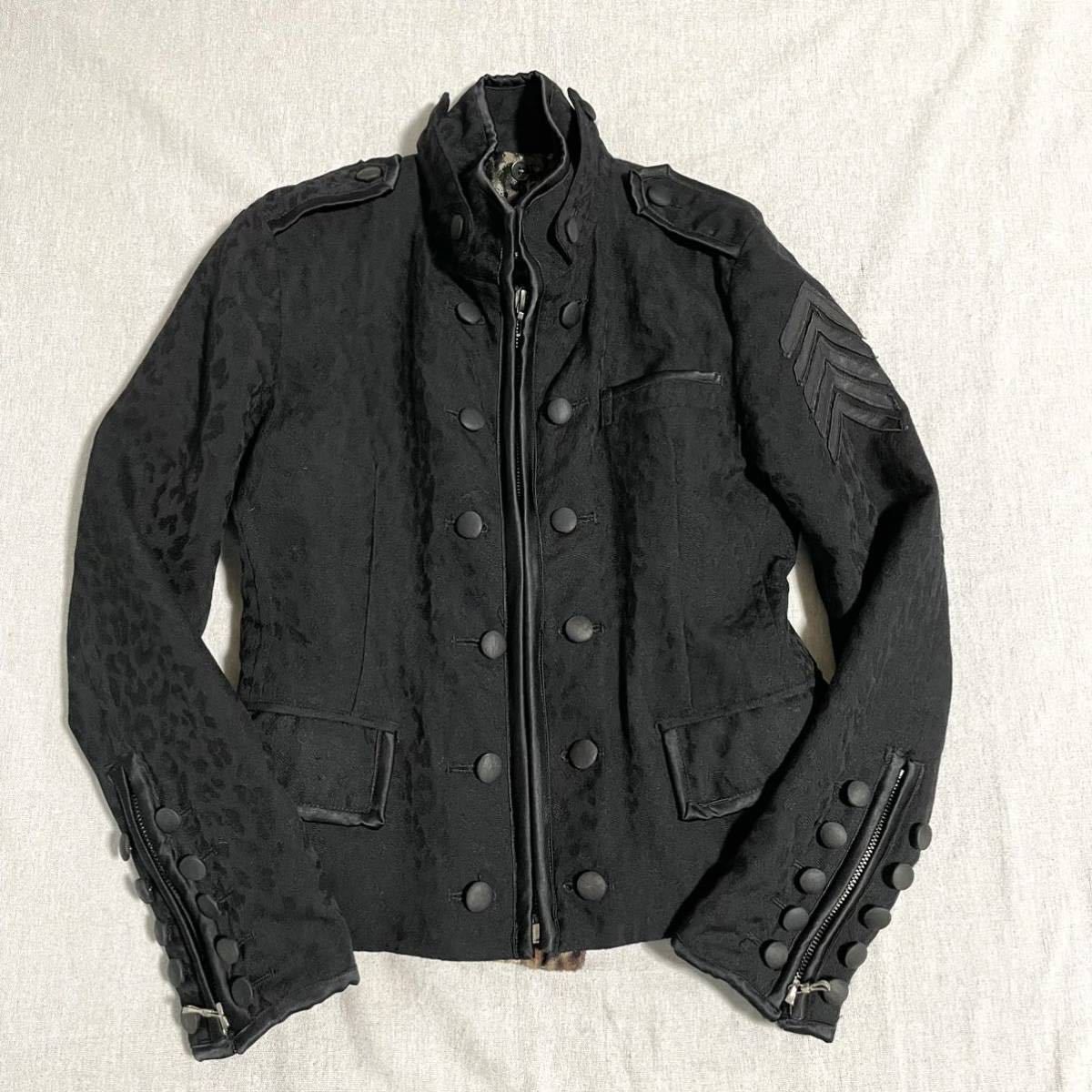 ROEN ロエン 2way jacket レオパード テーラードジャケット 