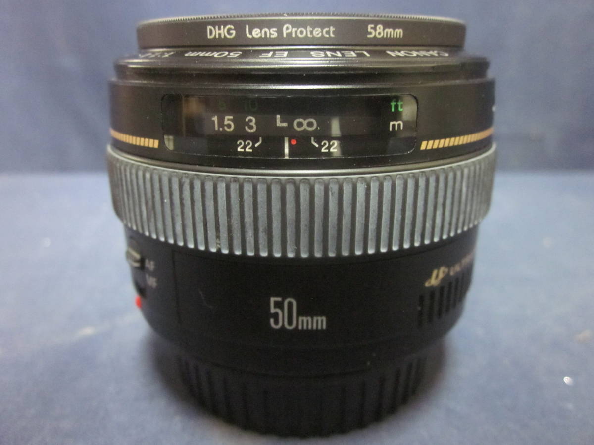 B138】Canon ULTRASONIC EF 50mm 1:1.4 一眼レフ レンズ キャノン