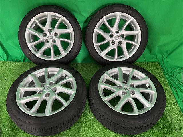 マツダ 純正 17インチ アルミホイル 17×7J +52.5 4本セット 205/50R17 