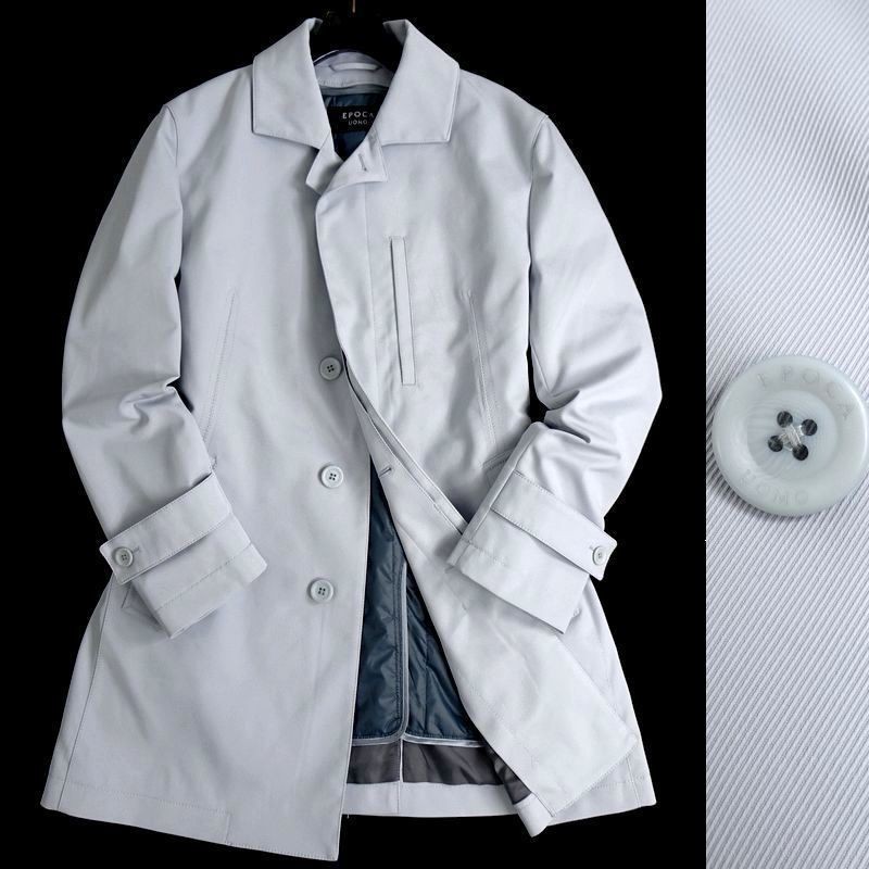 EPOCA UOMO エポカ ウォモ 定価6.4万 国内厳選素材 中綿ベストライナー付 ステンカラーコート ビジネスコート 150 04 50 ▲090▼bus9036d EPOCA &frasl; UOMO 3&frasl;3ページ)｜L｜ジャケット｜エポカ 売れてる理由☆エポカ・ウォモに一目ぼれ 繊研新聞