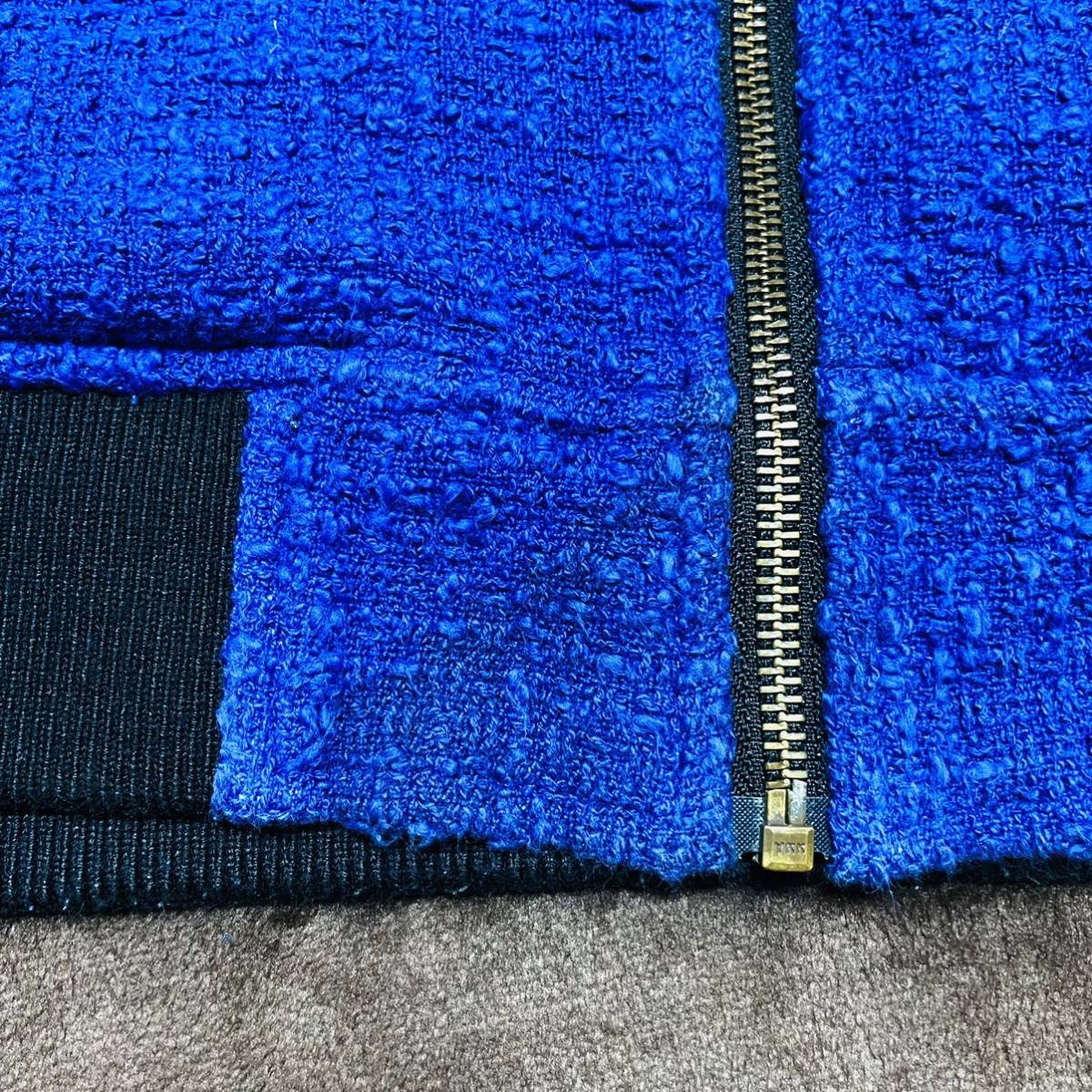 Supreme Boucle Arc Logo Varsity Jacket Royal Black S 16ss 2016年 
