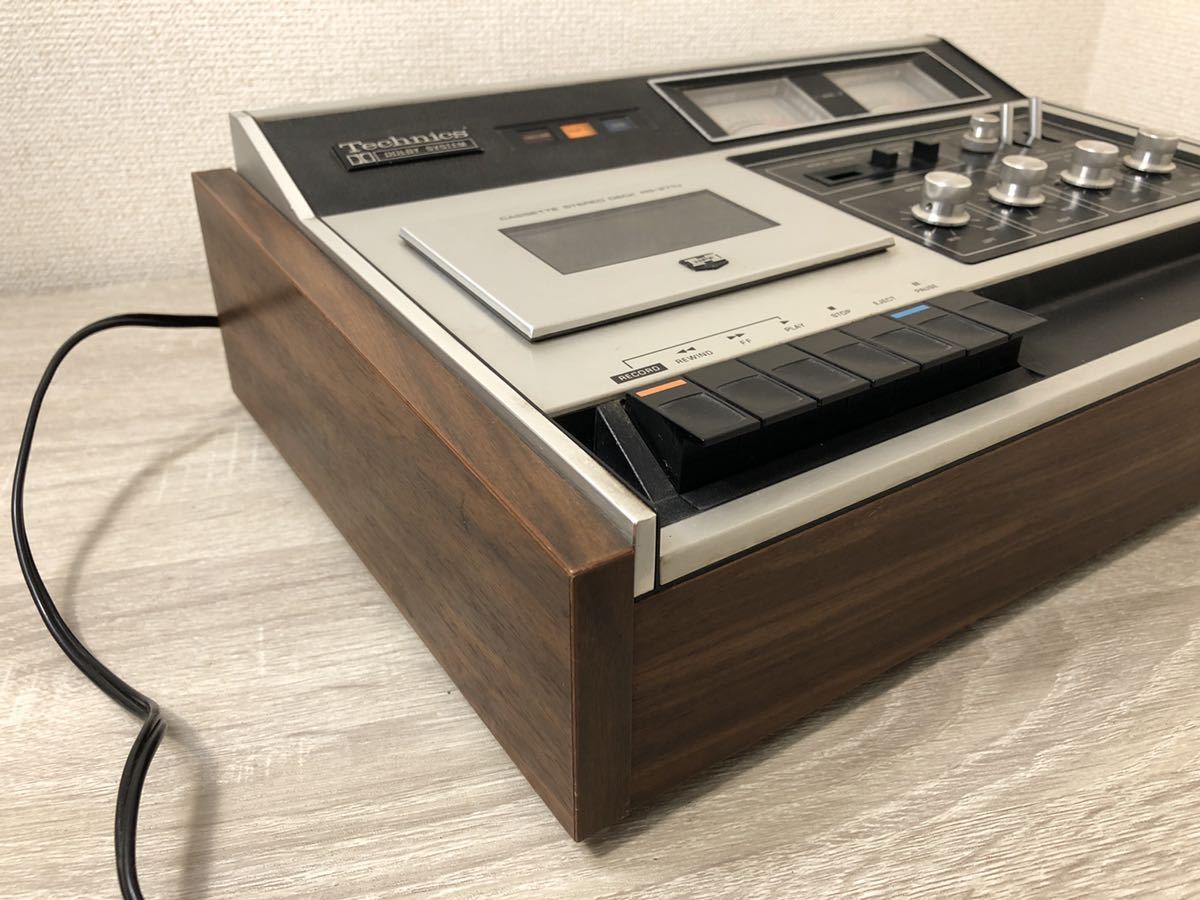 Technics テクニクス ステレオカセットデッキ RS-271U 昭和レトロ
