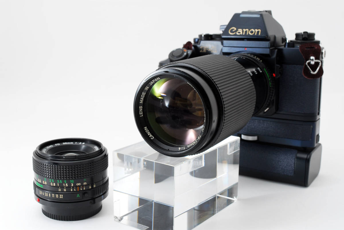 キャノン　Canon NEW F-1 + Double lens + Moter Drive #1808Y2OT22-8 F-1 Canon New f-1 フィルムカメラの高額買取《カメラの 松本・並柳店
