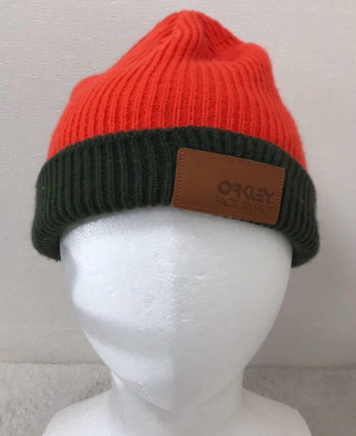 oakley beanie アーカイブ y2k OAKLEY ニット帽 ビーニー ニット